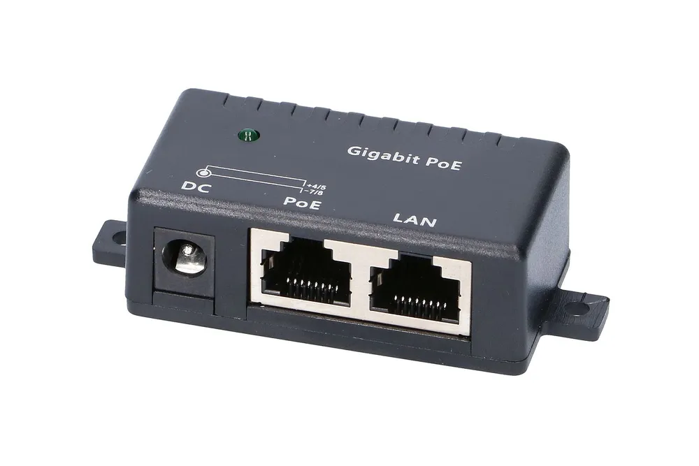 Extralink 1 Port | Gigabit PoE Injector | 1x 1000Mb/s RJ45