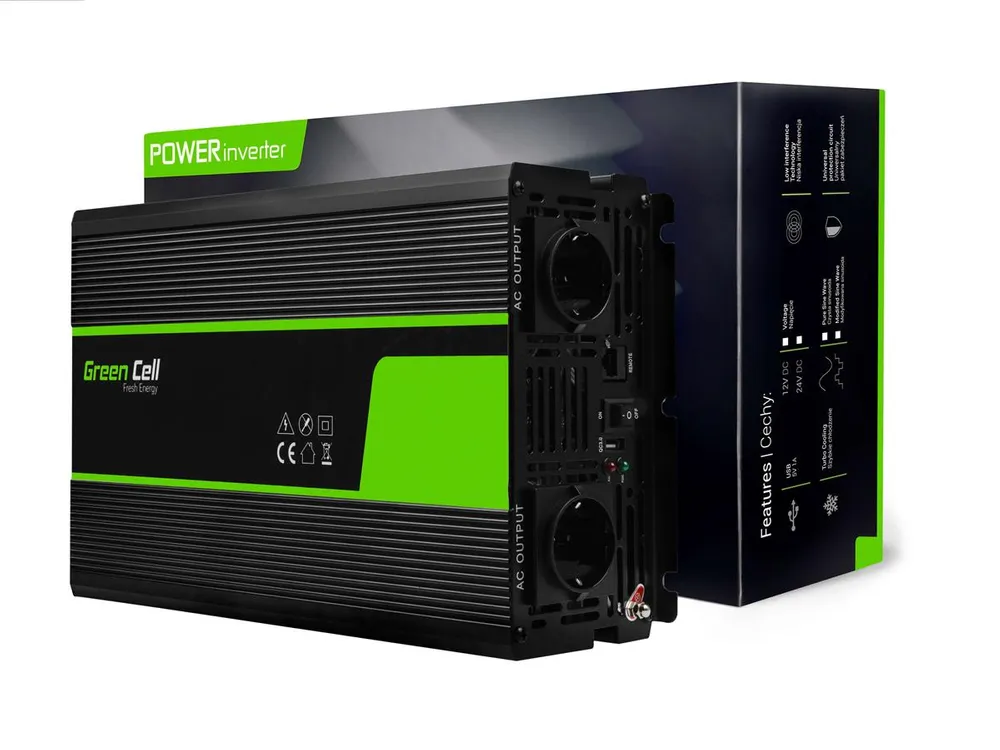 Green Cell® Power Inverter 12V to 230V 1500W/3000W