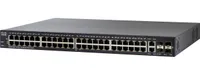 Cisco SF250-48HP | Коммутатор | 48x 100Mb/s PoE/PoE+, 2x 1Gb/s Combo + 2x SFP, PoE 195W, управляемый