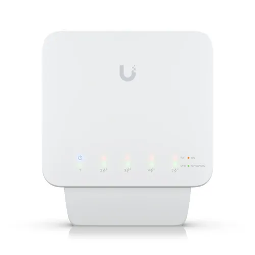 Ubiquiti USW-FLEX | Schalter | UniFi, 5x RJ45 1000Mb/s, 1x PoE-Eingang, 4x PoE-Ausgang, 46W Ilość portów LAN5x [10/100/1000M (RJ45)]
