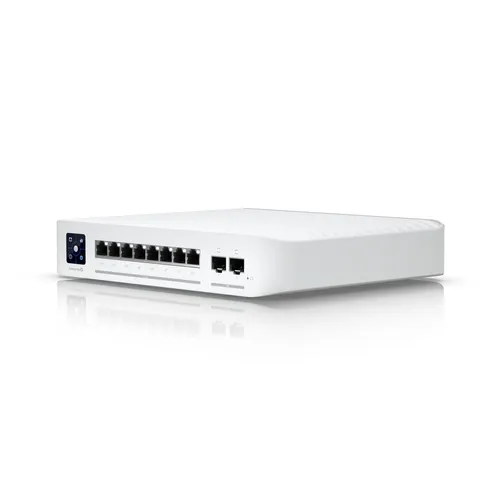 UBIQUITI USW-ENTERPRISE-8-POE UNIFI SWITCH 8x 2,5GB/S RJ45 POE+, 2x 10GB/S SFP+, TOUCHSCREEN, TOTAL 120W Ilość portów LAN8x [100/1000/2500M (RJ45)]