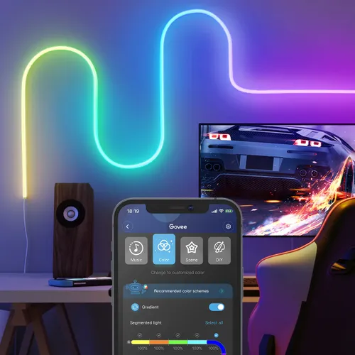 Govee LED Lights 5m, Bluetooth RGB LED Strip Lights with Music
