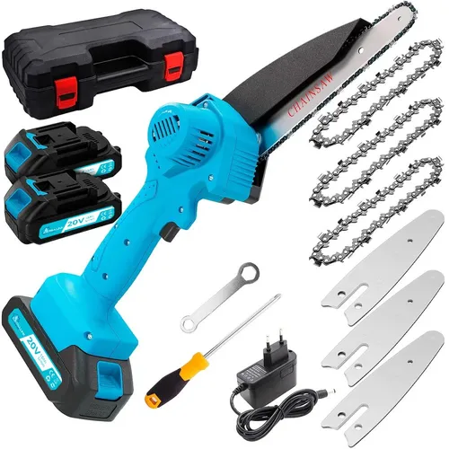 Extralink TM-107 | Mini electric chainsaw | 6 inch, 1.5 Ah battery 0