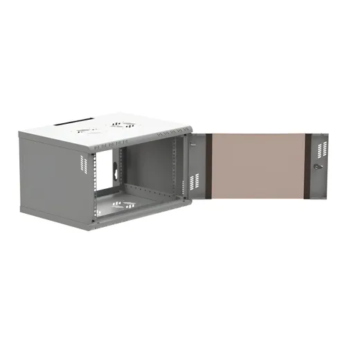 Extralink Premium 6U 600x450 Gray | Rack cabinet | tool-free mounting, wall-mounted 3