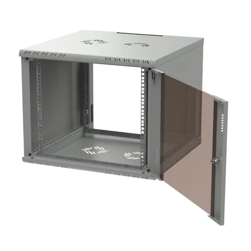 Extralink Premium 9U 600x600 Gray | Rack cabinet | tool-free mounting, wall-mounted 3
