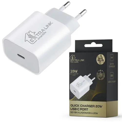 Extralink Smart Life Fast Charger 20W | Caricabatterie | USB-C 0