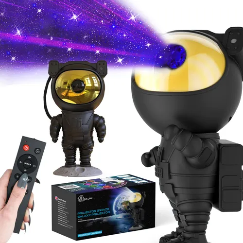 Starry Sky Projector Galaxy Projector Black | Night lamp, projector | for children, in the shape of an astronaut 0