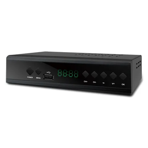 Extralink Home | DVB-T2 TV Decoder Tuner | H.265 HEVC FULL HD USB HDMI + Remote Control 1