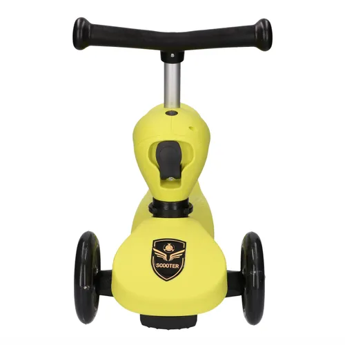 Extralink Kids Scooter Boss Ride Pro Yellow | Scooter, balance bike for children | 4