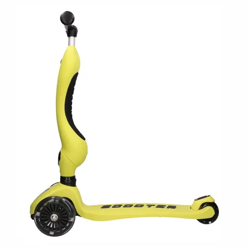 Extralink Kids Scooter Boss Ride Pro Żółty | Hulajnoga, rowerek biegowy dla dzieci | 6