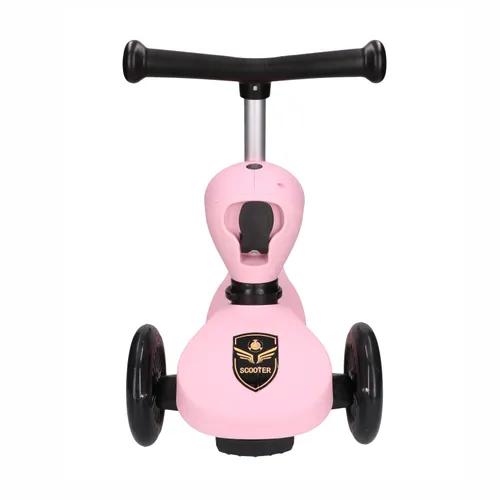 Extralink Kids Scooter Boss Ride Pro Różowy | Hulajnoga, rowerek biegowy dla dzieci | 4