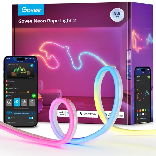 Govee H61D3 Neon Lights 2 3m | LED-Beleuchtung | Matter, HomeKit, Google, Alexa, SmartThings Długość3m