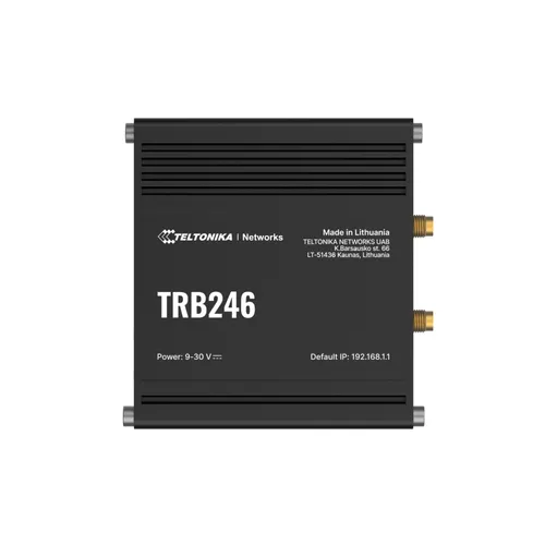 Teltonika TRB246 | Industrial router, IoT LTE gateway | Cat 4, 1x RJ45 100Mb/s, IP30 BeiDouTak