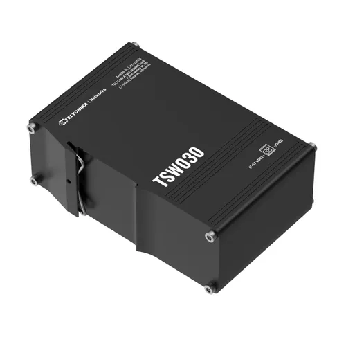 Teltonika TSW030 | Switch | 8x RJ45 100Mb/s, IP30 Diody LEDLAN, Zasilanie, Status