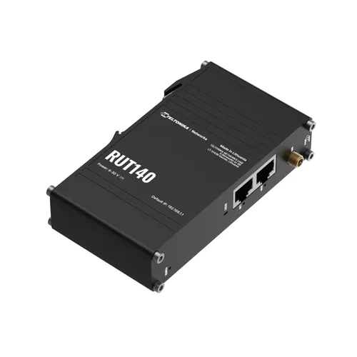 Teltonika RUT140 | Industrial router | 2x RJ45 100Mb/s, IP30 Architektura procesoraMIPS 24Kc
