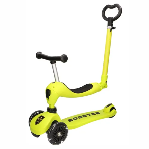 Extralink Kids Scooter Boss Ride Pro Verde | Scooter, bicicleta de equilíbrio para crianças | KolorZielony