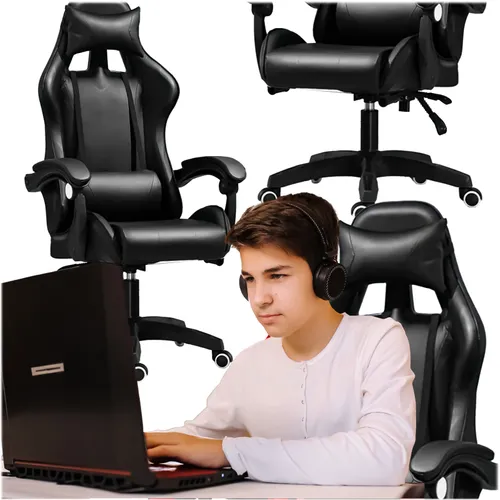 Extralink Gaming | Silla de juego | oficina, giratoria, cubo, negro, G-524 1