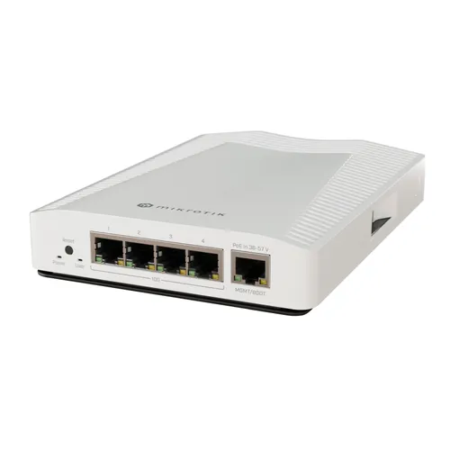 MikroTik CRS304-4XG-IN | Switch | 1x RJ45 1000Mb/s, 4x 10G RJ45, RouterOS v7 0