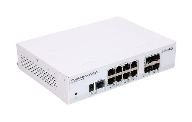 Коммутатор mikrotik crs112 8p 4s in обзор