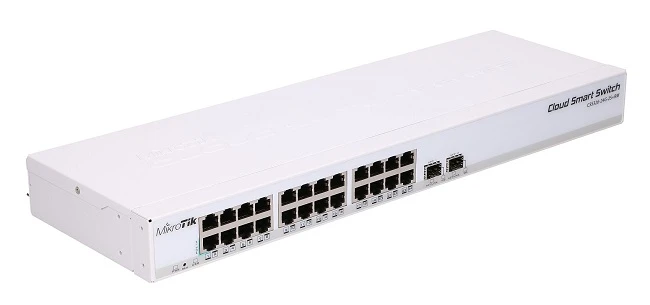 Коммутатор mikrotik crs326 24g 2s rm настройка