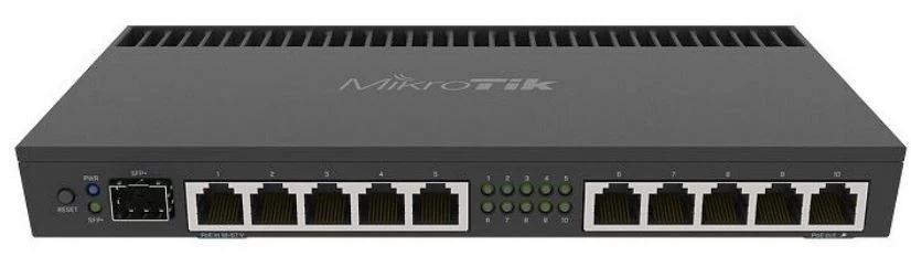 Wired Routers MikroTik RB4011IGS+RM | Router | 10x RJ45 1000Mb/s, 1x SFP+