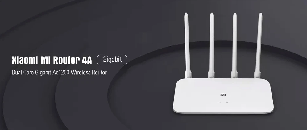 Xiaomi wireless mi router 4a gigabit wifi dual band: xiaomi