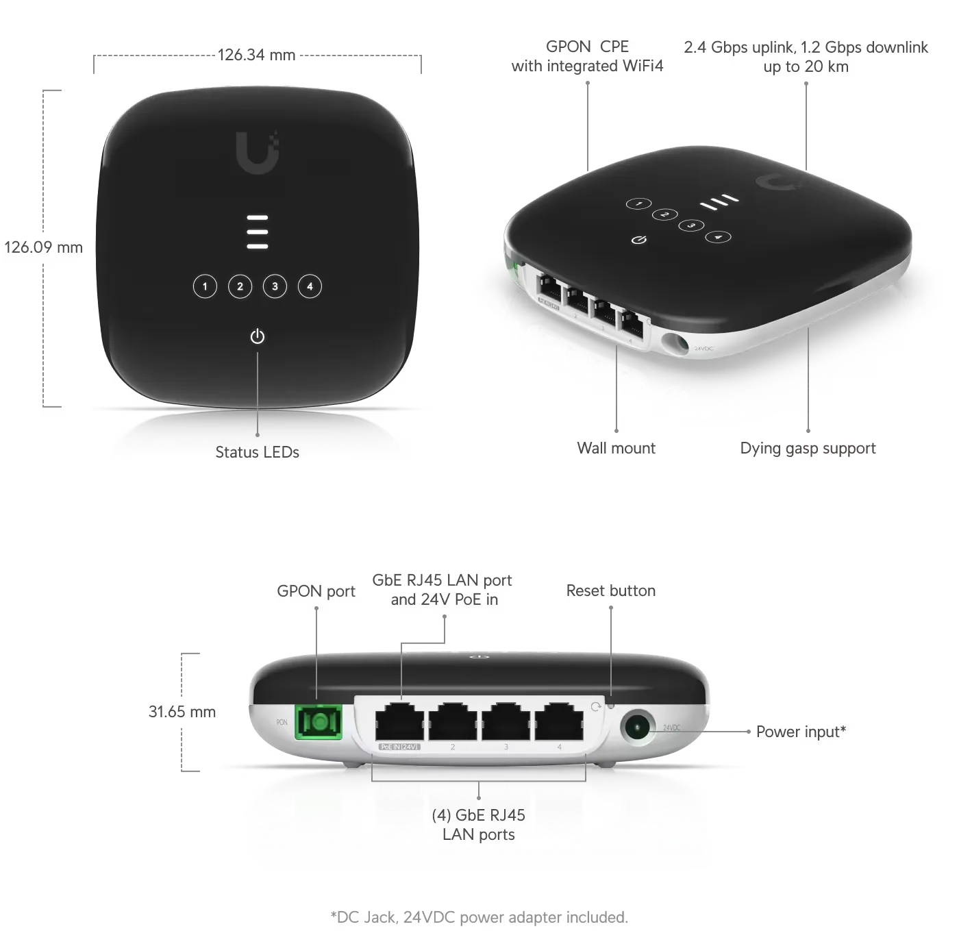 ubiquiti networks ubiquiti ufiber wifi