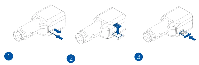 Localizzatore GPS nel caricatore per auto Teltonika FMP100 USB