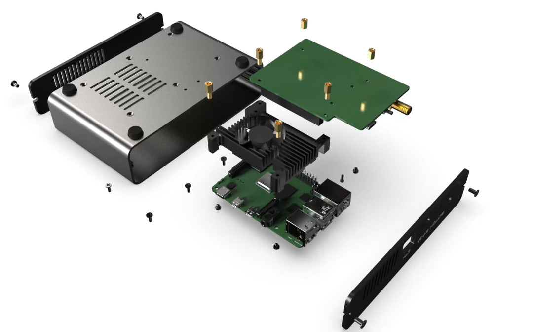 Access points WiFi 5 SenseCAP M1 LoRaWAN EU868 | LoRa Indoor Gateway |  Helium LongFi Network, Raspberry Pi 4, 8GB RAM, Wi-Fi Dual Band AC, 1x RJ45