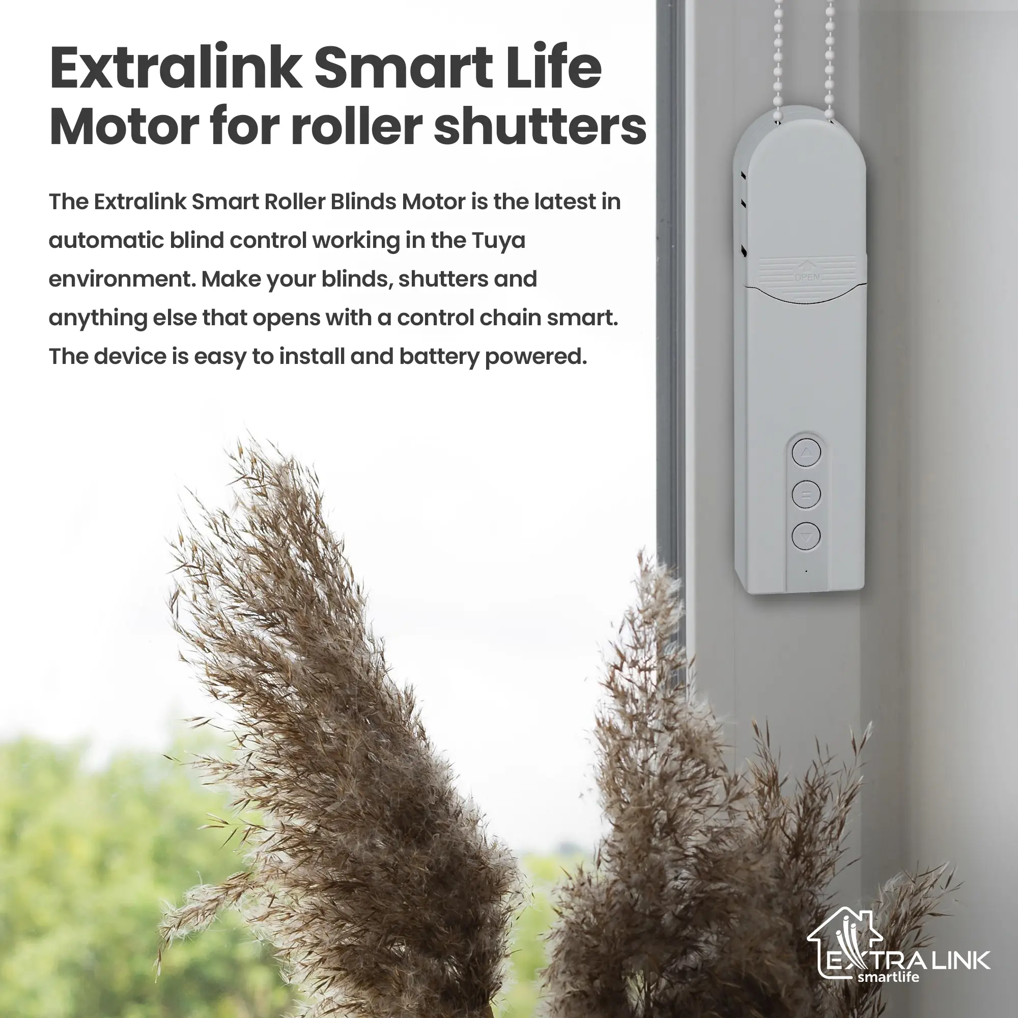 EXTRALINK SMART ROLLER BLINDS MOTOR ESH-RBM1