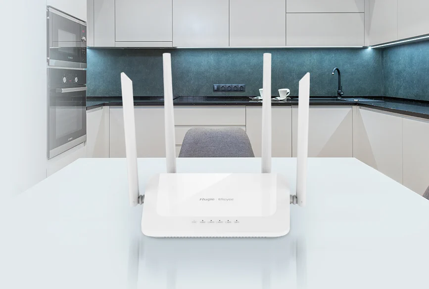 WiFi 5 routers Ruijie Reyee RG-EW1200 | Wi-Fi Router | AC1200 Dual Band, 4x  RJ45 100Mb/s