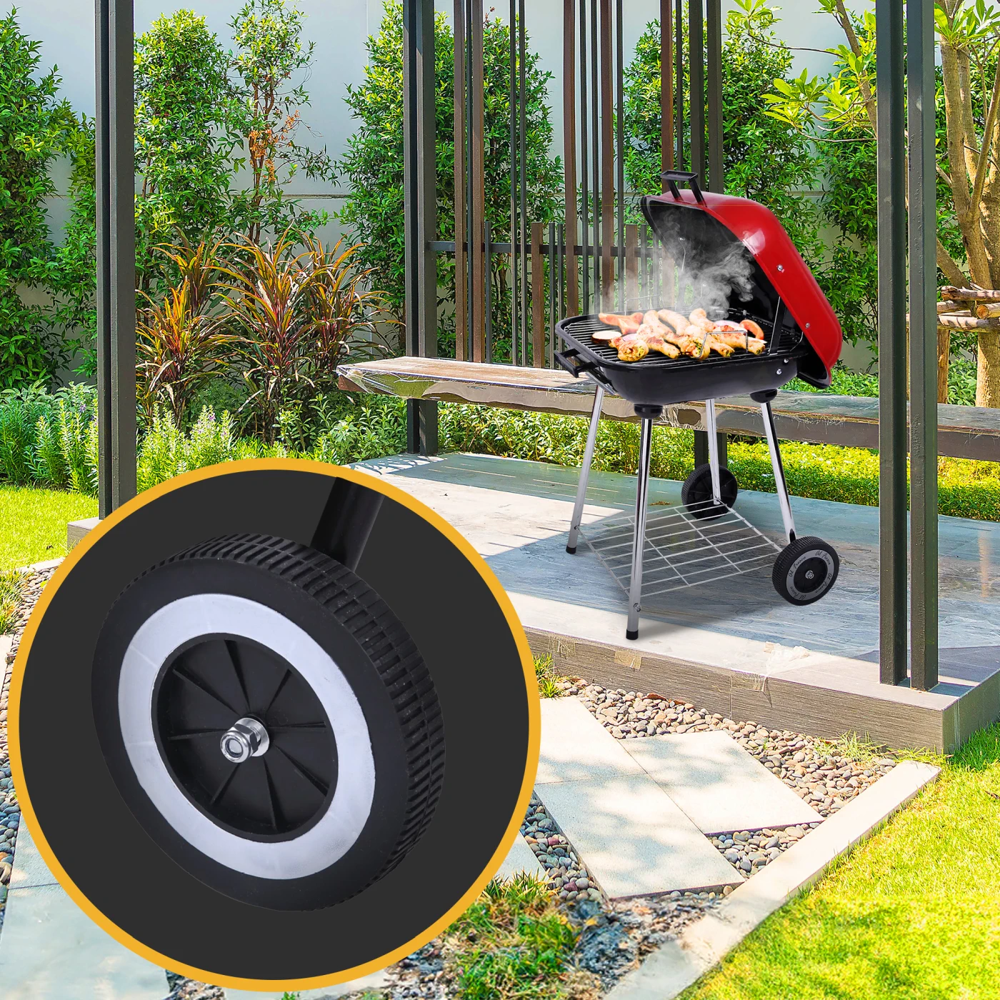 EXTRALINK HOME GRILL ON WHEELS GL-624