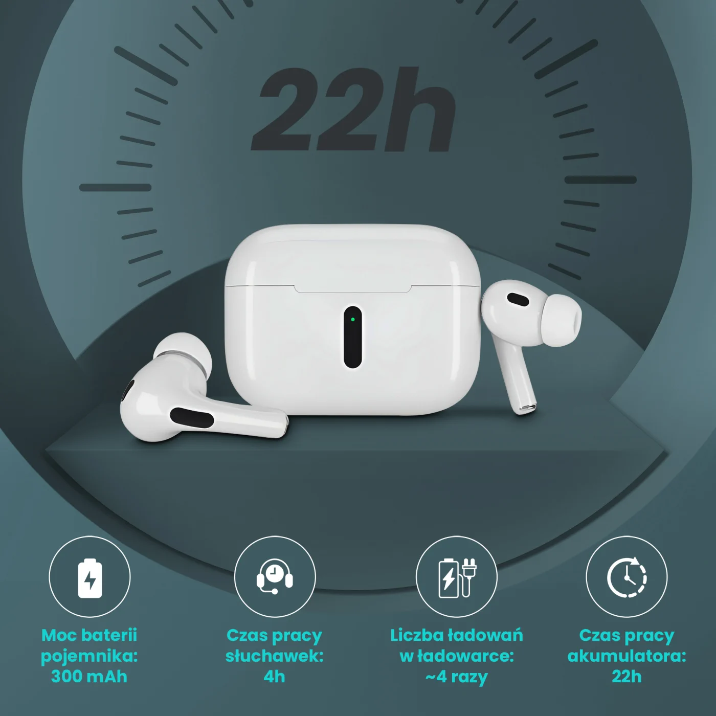 EXTRALINK LIFESTYLE HEADPHONES HARMONYSOUND V1.0 WHITE