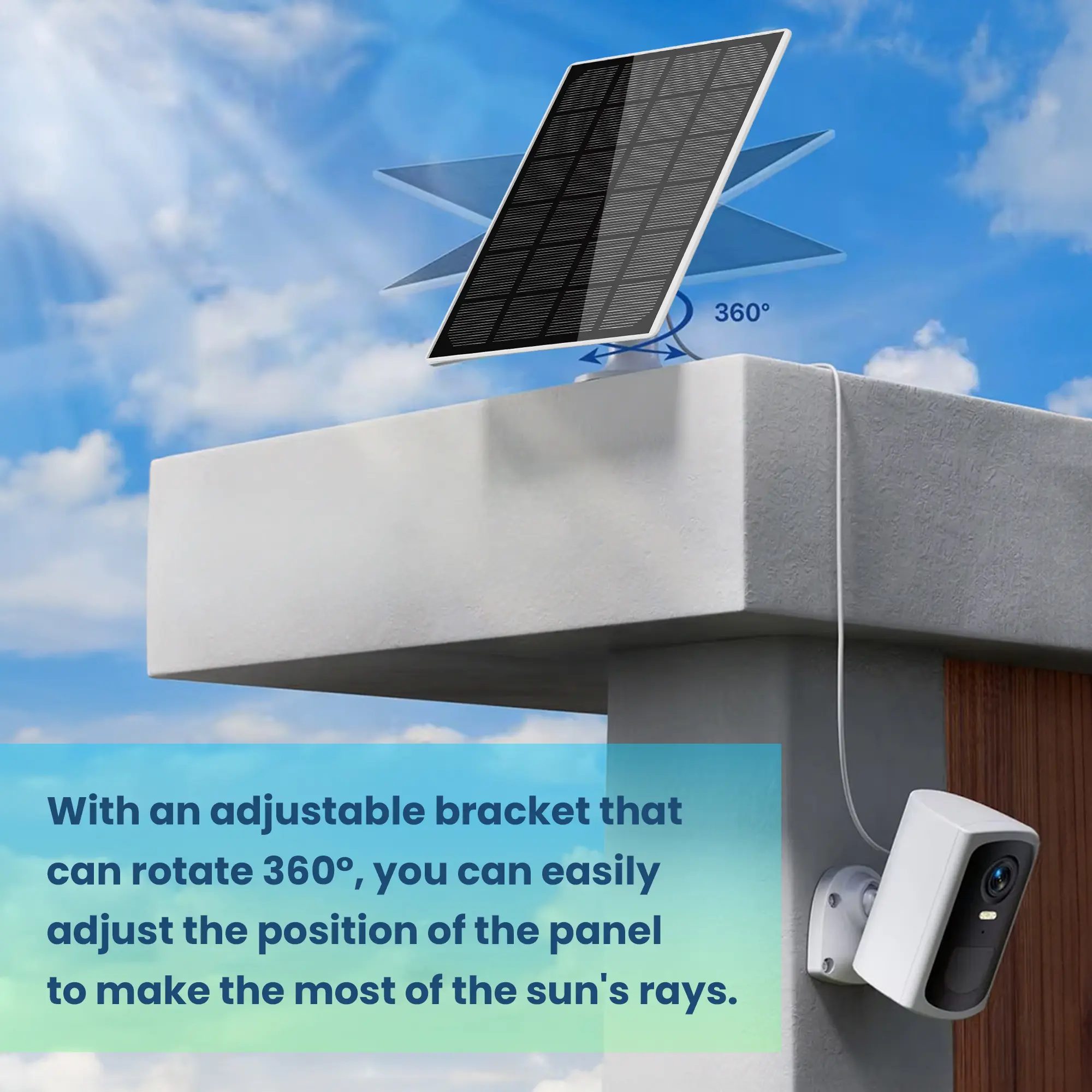 EXTRALINK SMART LIFE SOLAR PANEL, 3W, USB-C, IP65 - JBS3W