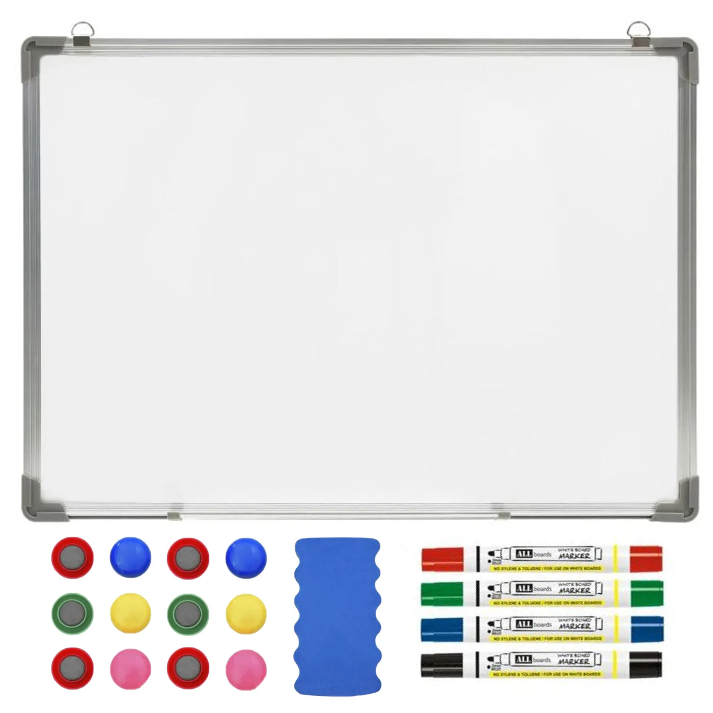 MAGNETIC WHITEBOARD DRY ERASE BOARD 150X100CM ACCESSORIES