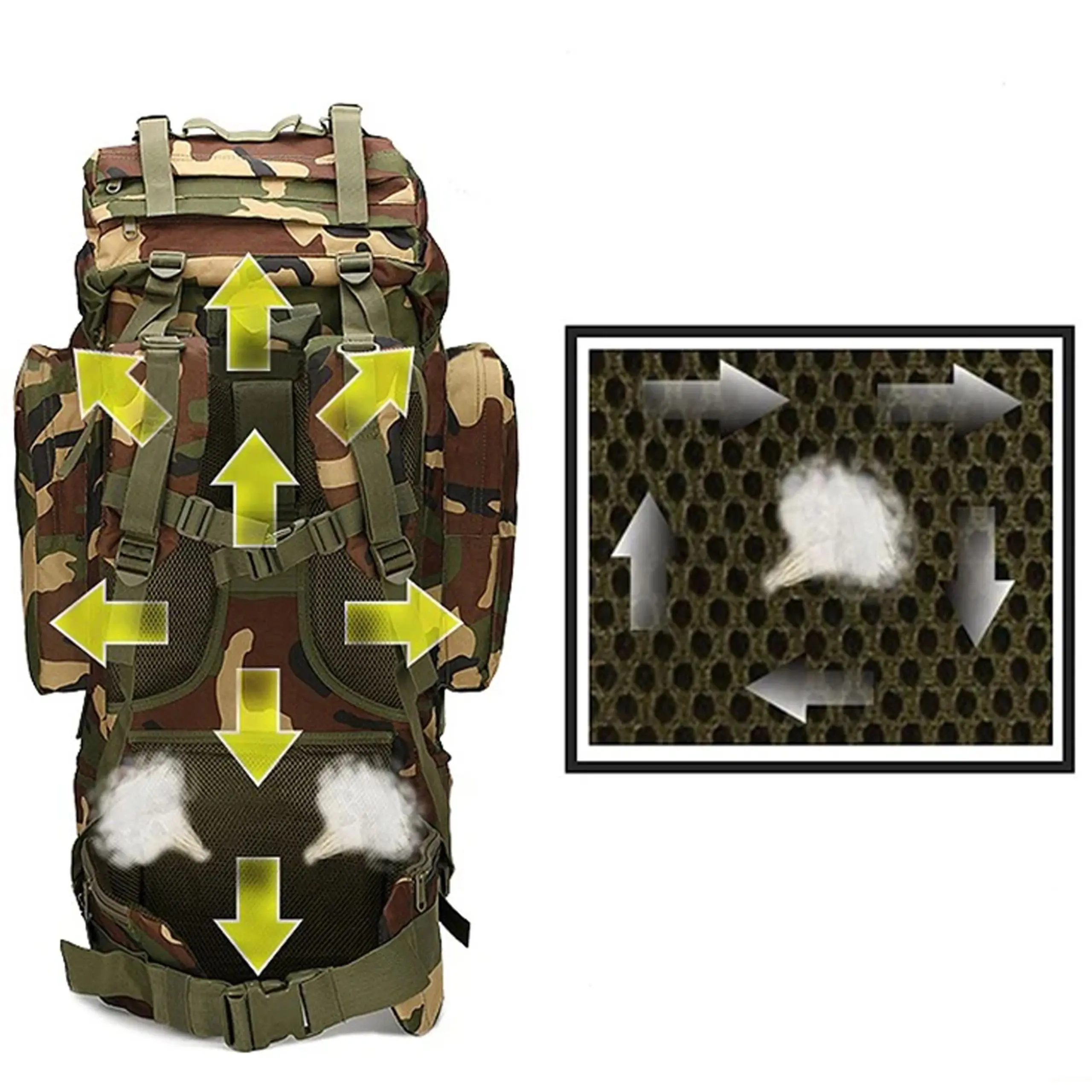 EXTRALINK MILITARY MILITARY TACTICAL BACKPACK MILITARY 65L MIL-1116