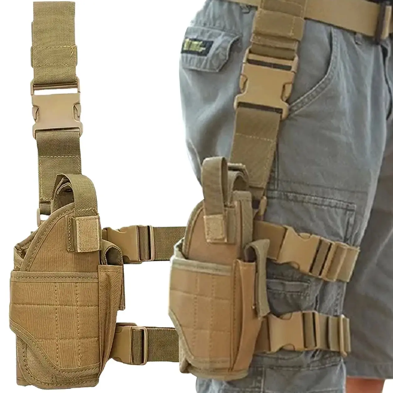  EXTRALINK MILITARY PISTOL THIGH HOLSTER UNIVERSAL MIL-1117