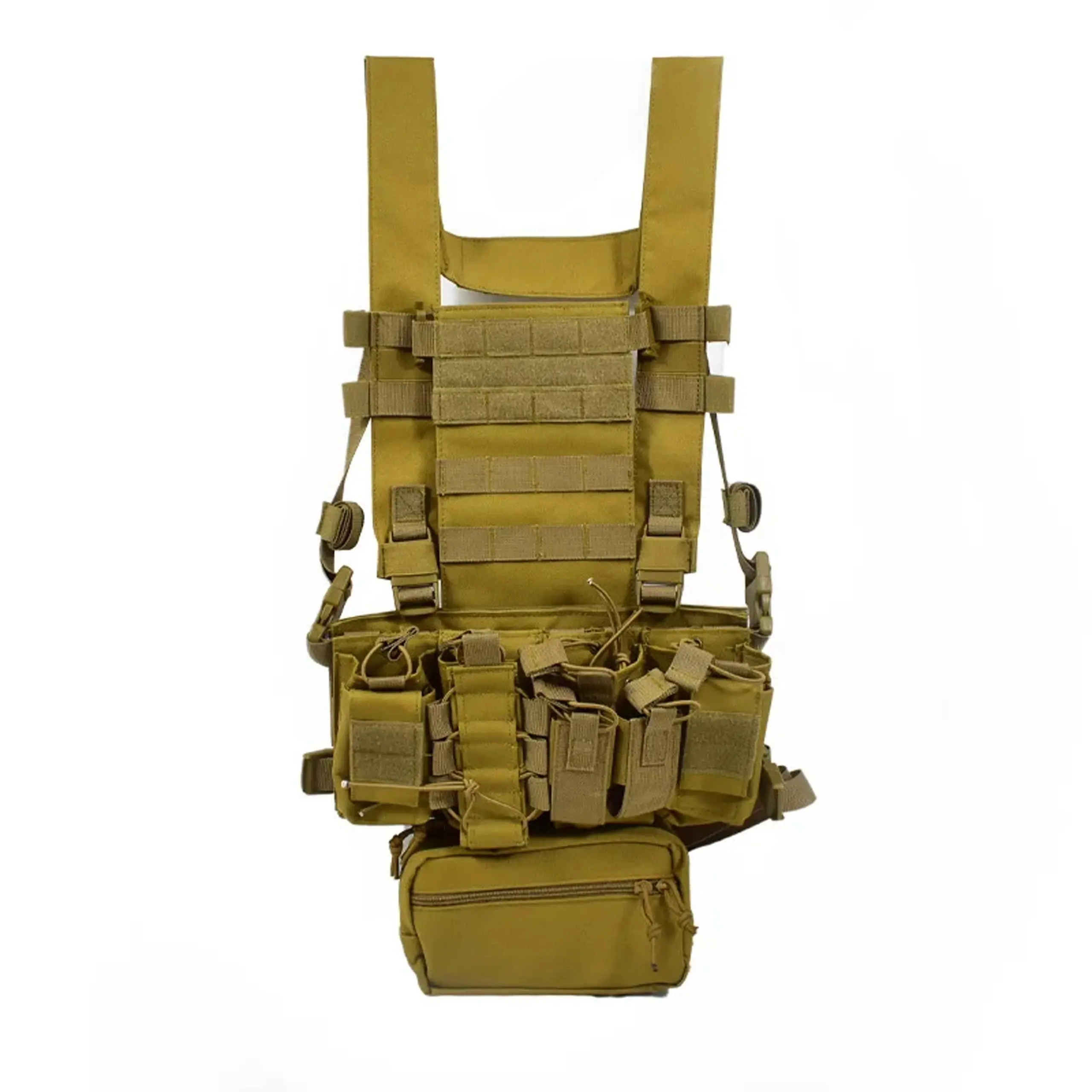 EXTRALINK MILITARY TACTICAL VEST MILITARY PROTECTIVE MOLLE AIRSOFT ASG MIL-1122