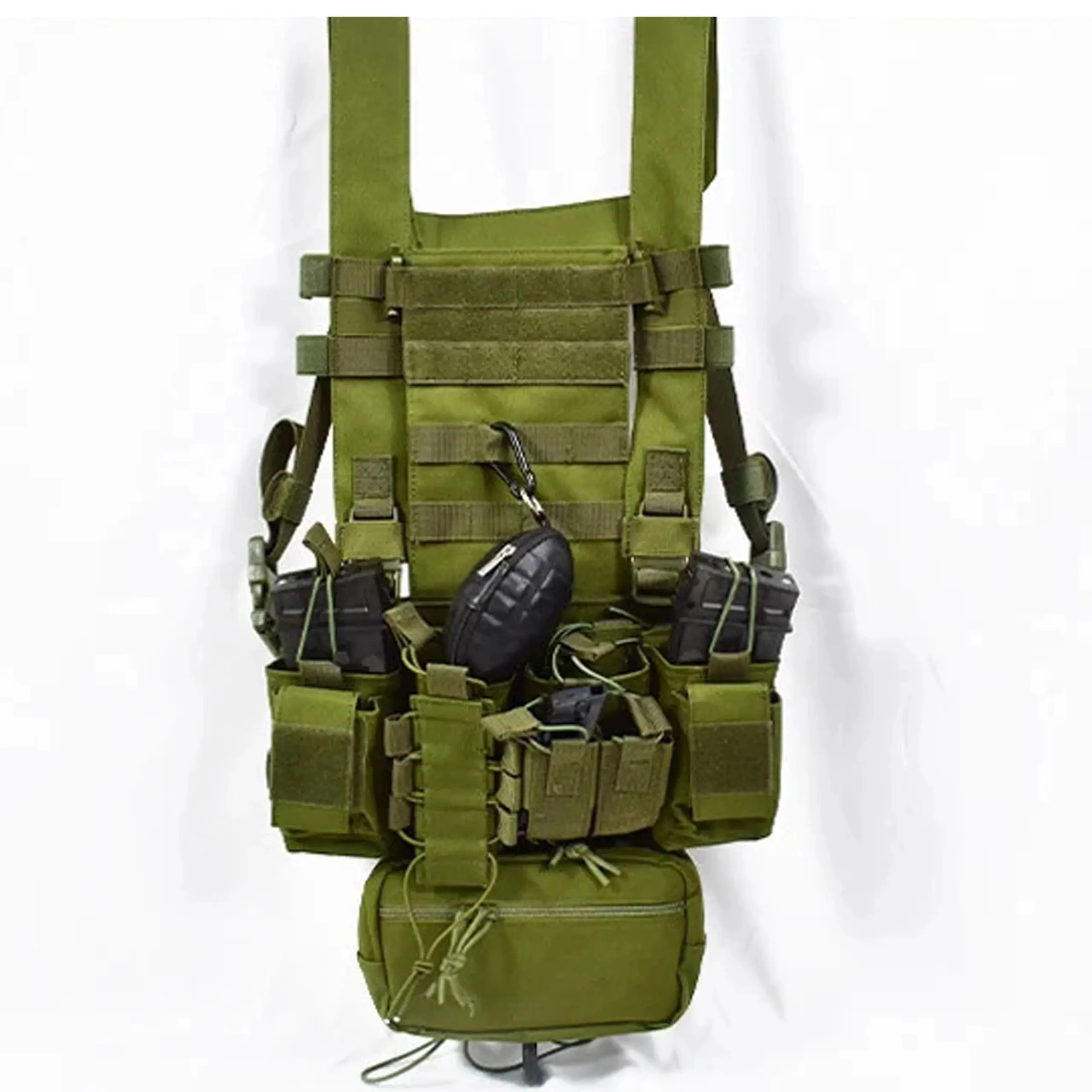 EXTRALINK MILITARY TACTICAL VEST MILITARY PROTECTIVE MOLLE AIRSOFT ASG MIL-1122