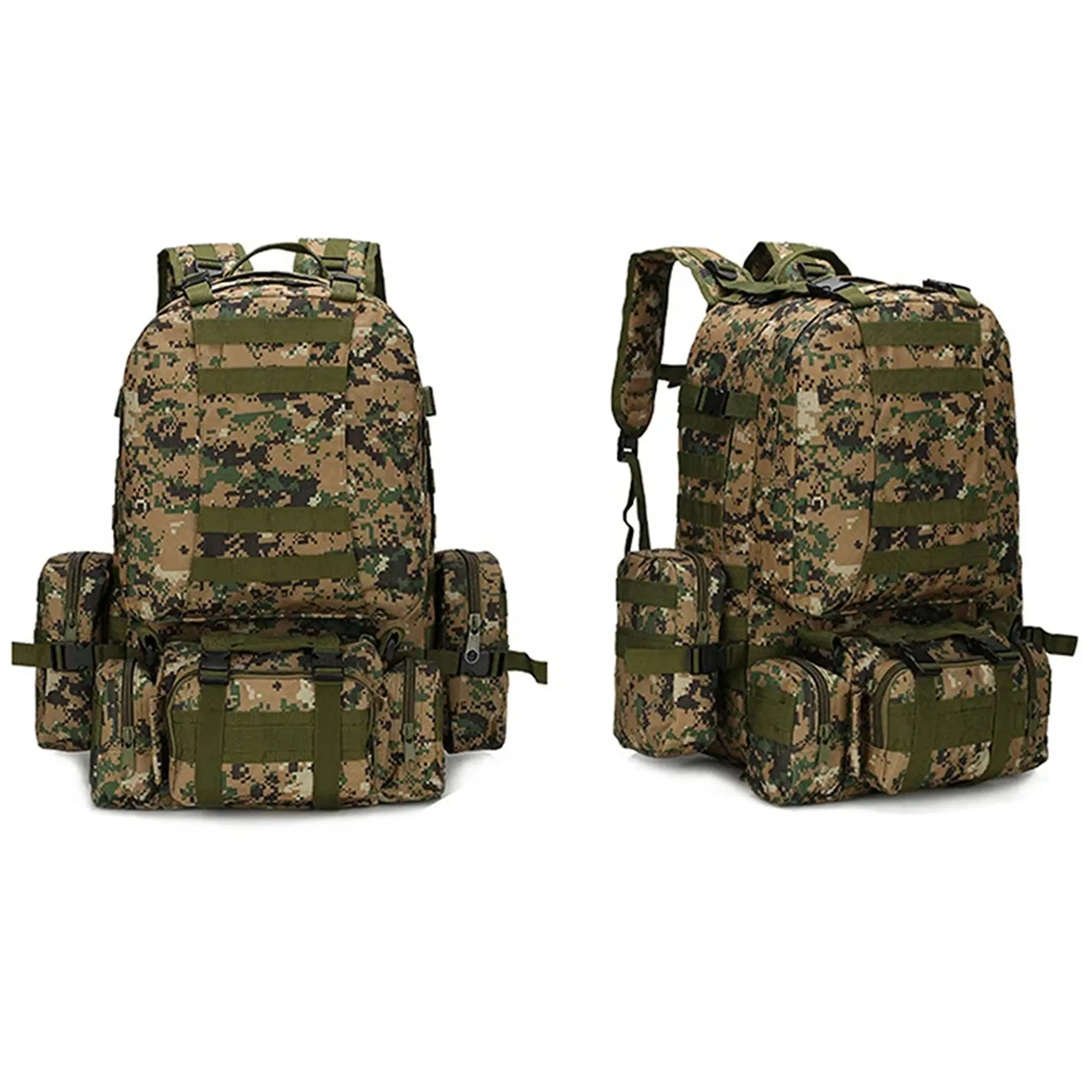 EXTRALINK MILITARY SCHOOL BACKPACK TRAVEL TACTICAL 4IN1 MILITARY TOURIST SURVIVAL 50L MIL-668