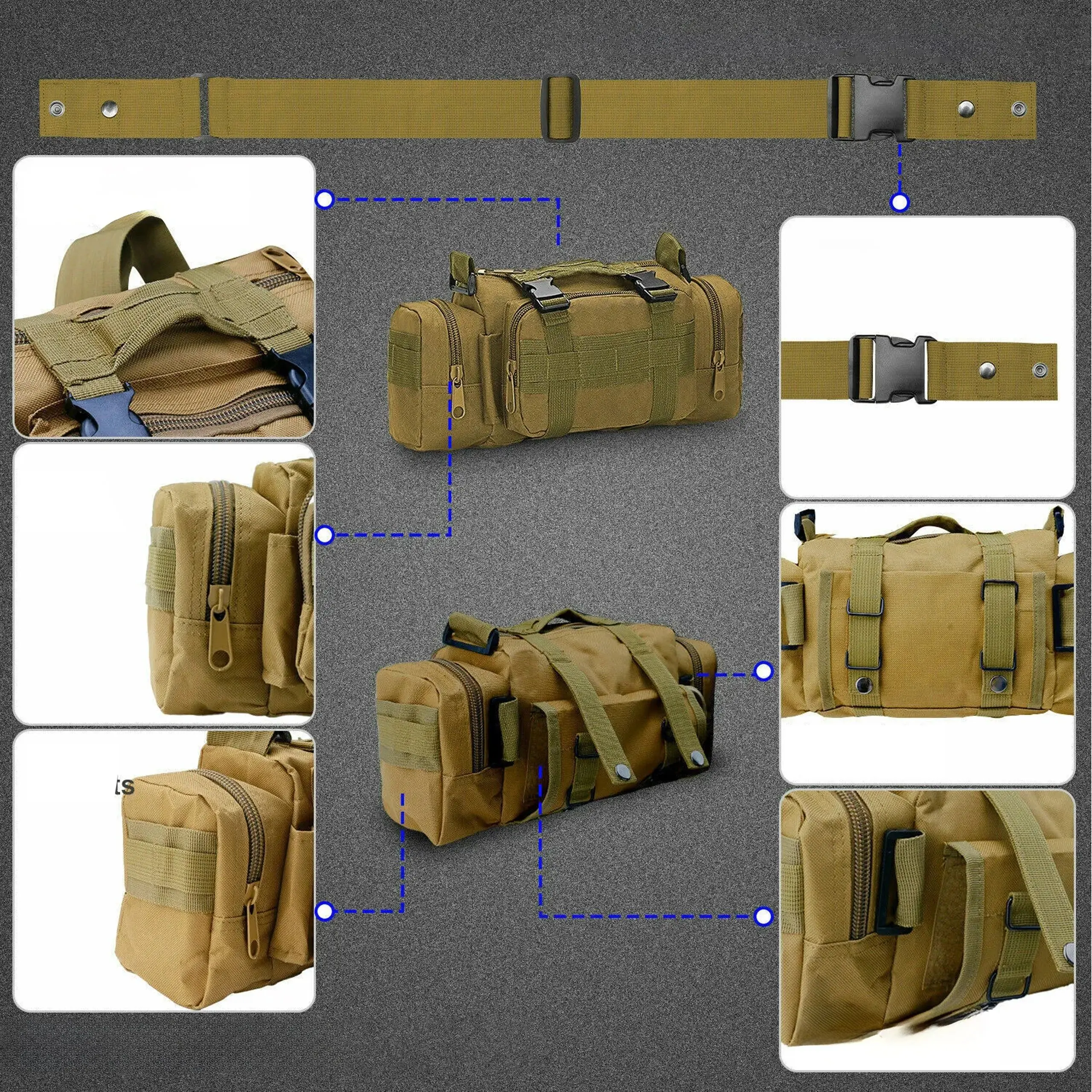 EXTRALINK MILITARY KIDNEY BAG TACTICAL POUCH MILITARY POUCH MIL-662