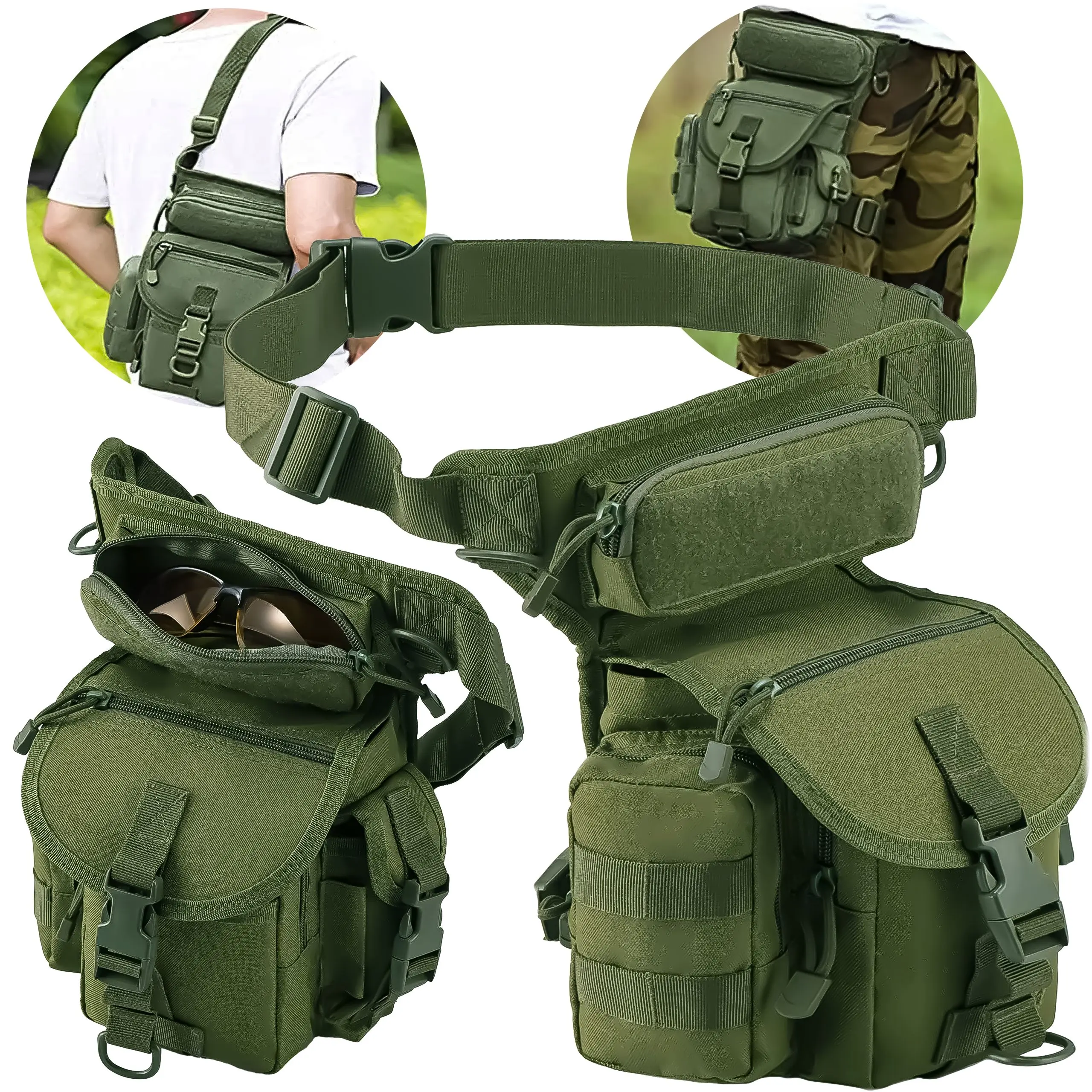 EXTRALINK MILITARY HIP POUCH LEG POUCH MILITARY TACTICAL MIL-661