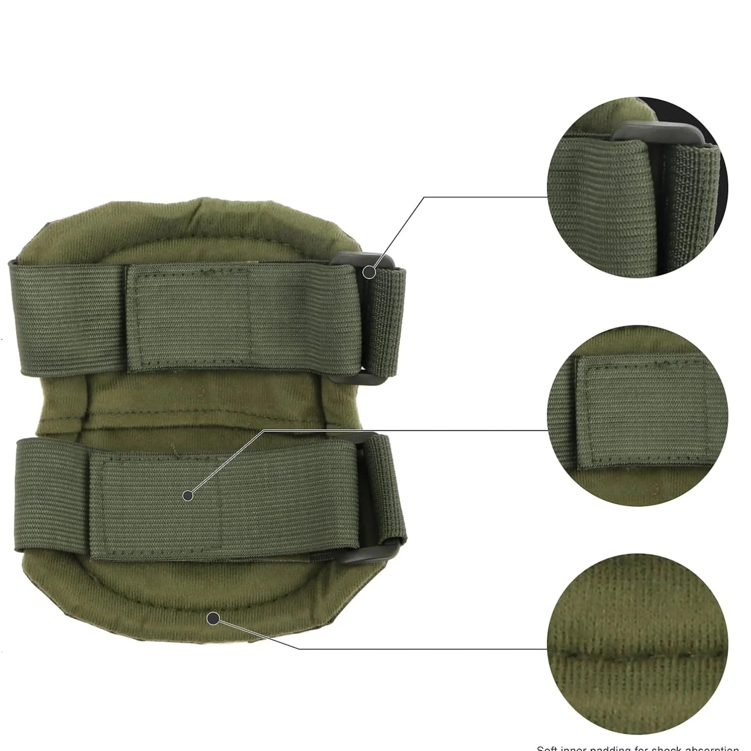 EXTRALINK MILITARY KNEE AND ELBOW PROTECTORS TACTICAL ASG KNEE PADS MIL-686