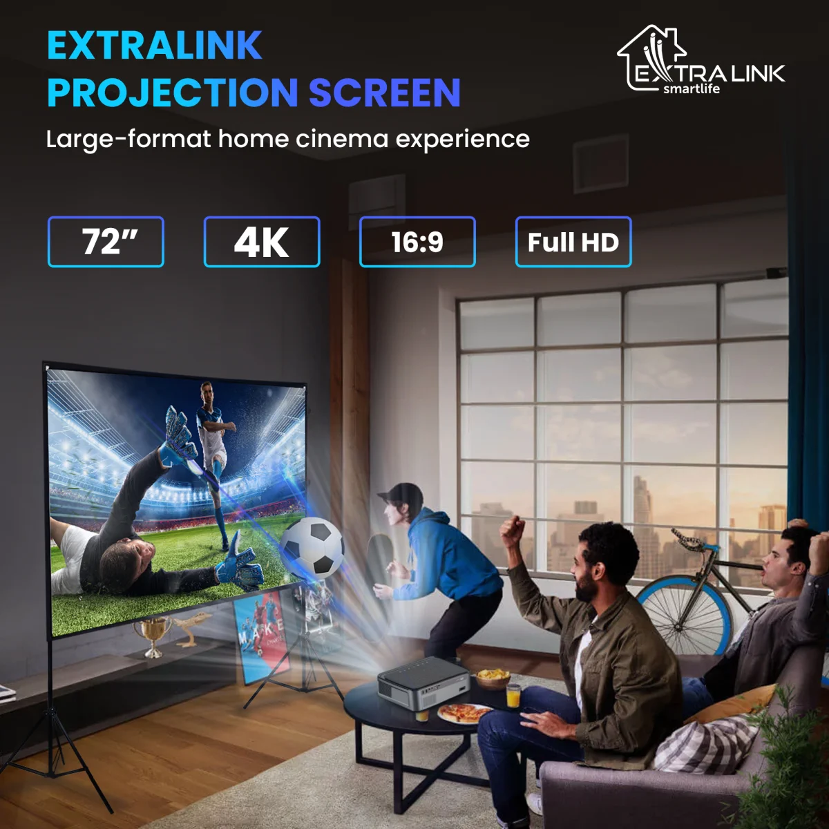 EXTRALINK PROJECTION SCREEN 72