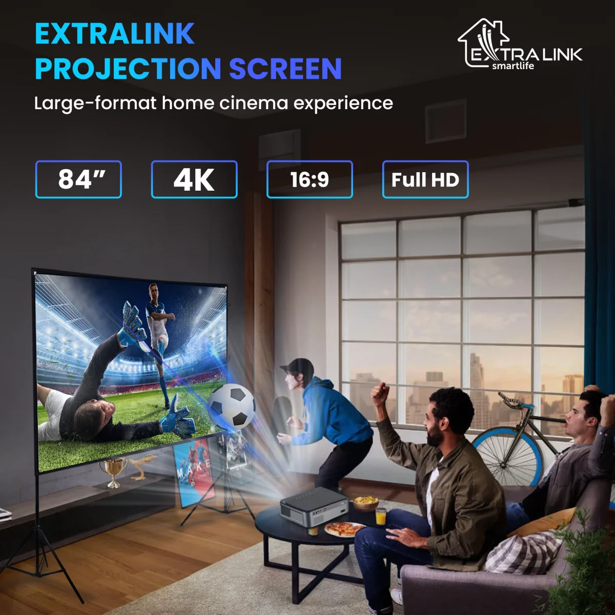 EXTRALINK PROJECTION SCREEN 84