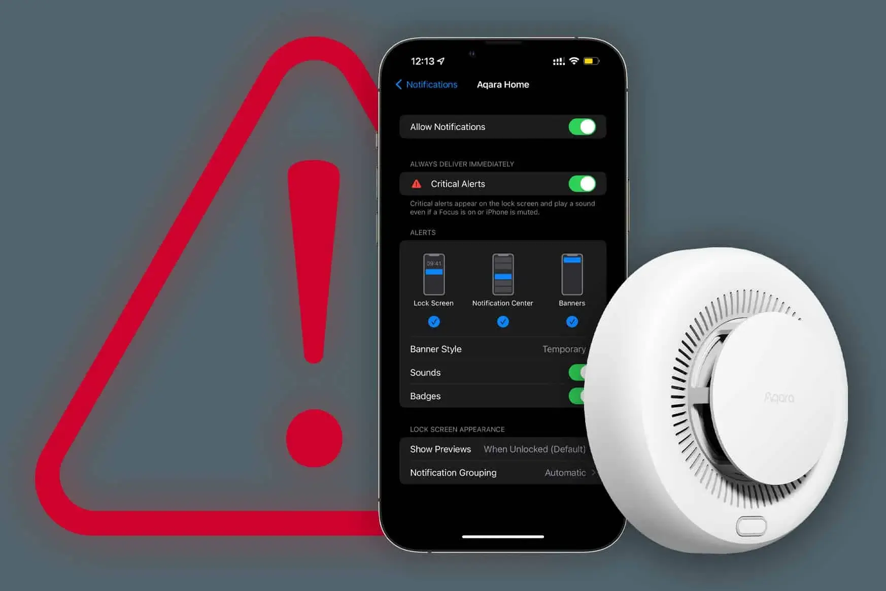 AQARA SMOKE DETECTOR EU OFFLINE