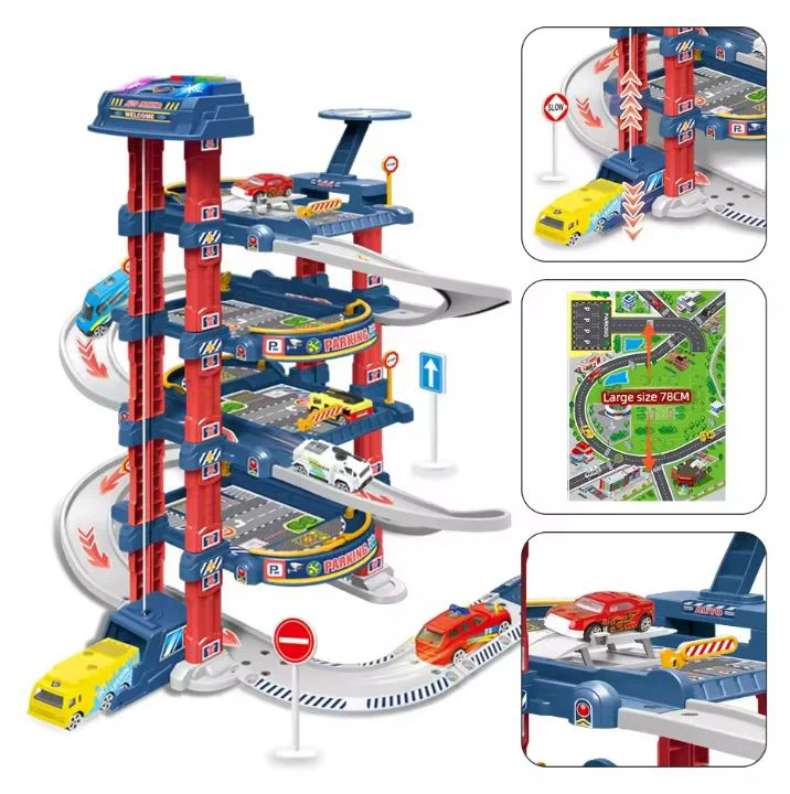 EXTRALINK KIDS CAR PARKING GARAGE WITH ELECTRIC FORK CARS CARS FOR KIDS