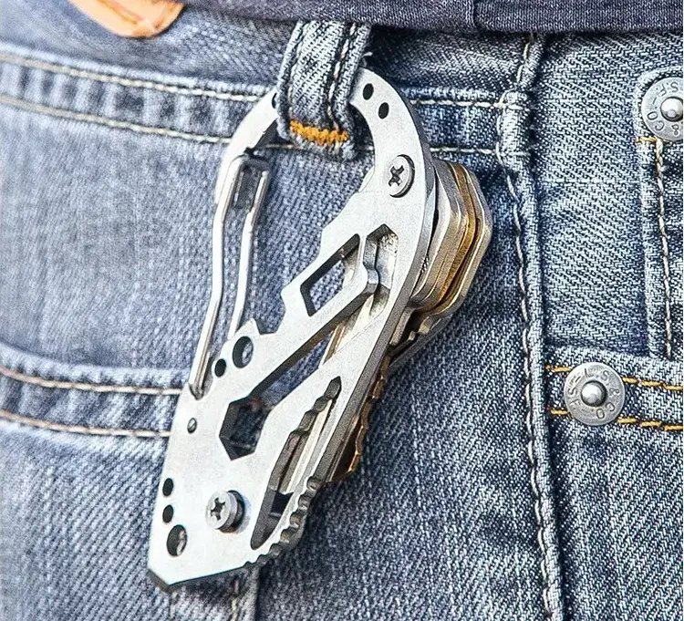 EXTRALINK KARABIŃCZYK WIELOFUNKCYJNY MULTITOOL SURVIVAL - 01554