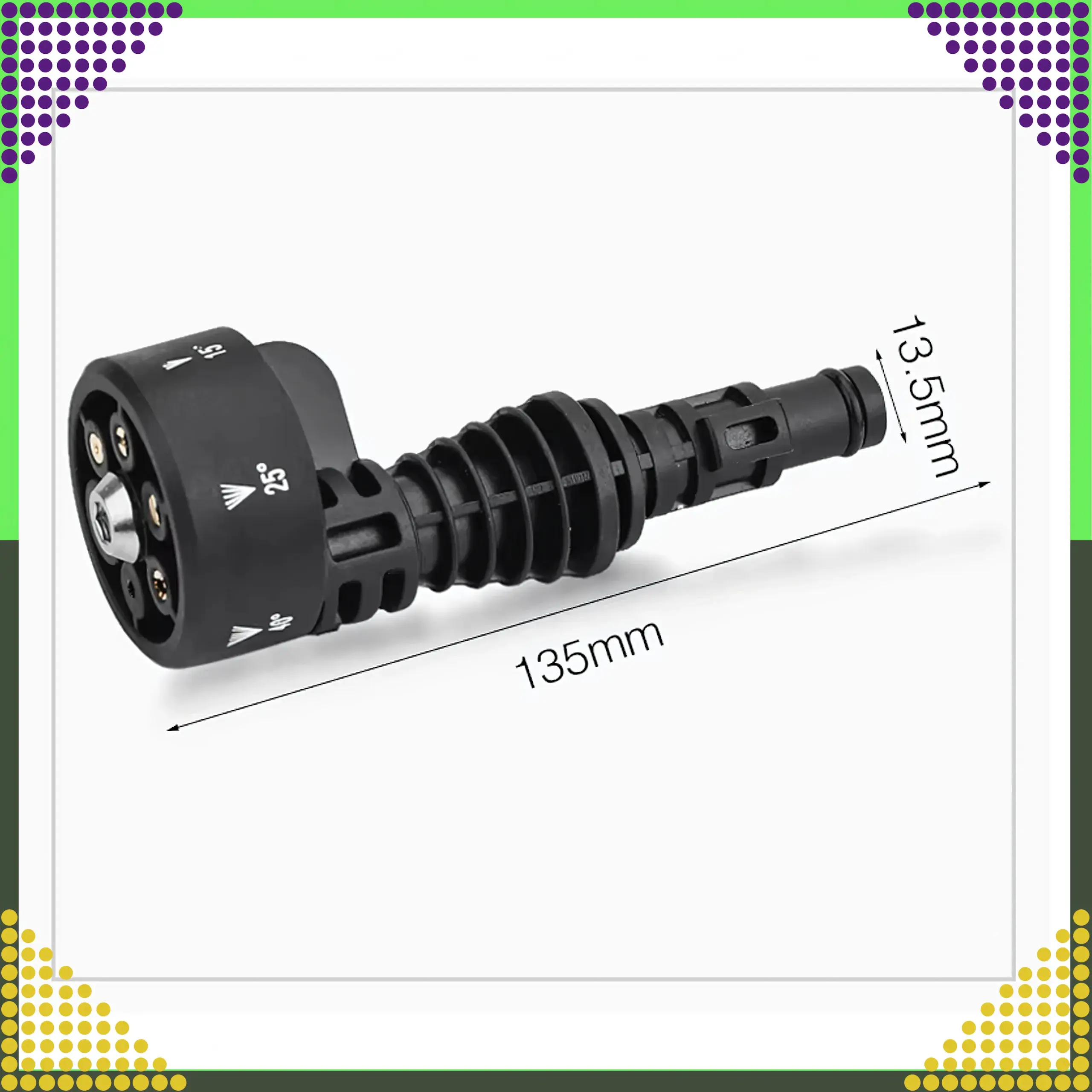 BLACK FOREST MULTI NOZZLE 6IN1 FOR PRESSURE WASHER - 1478