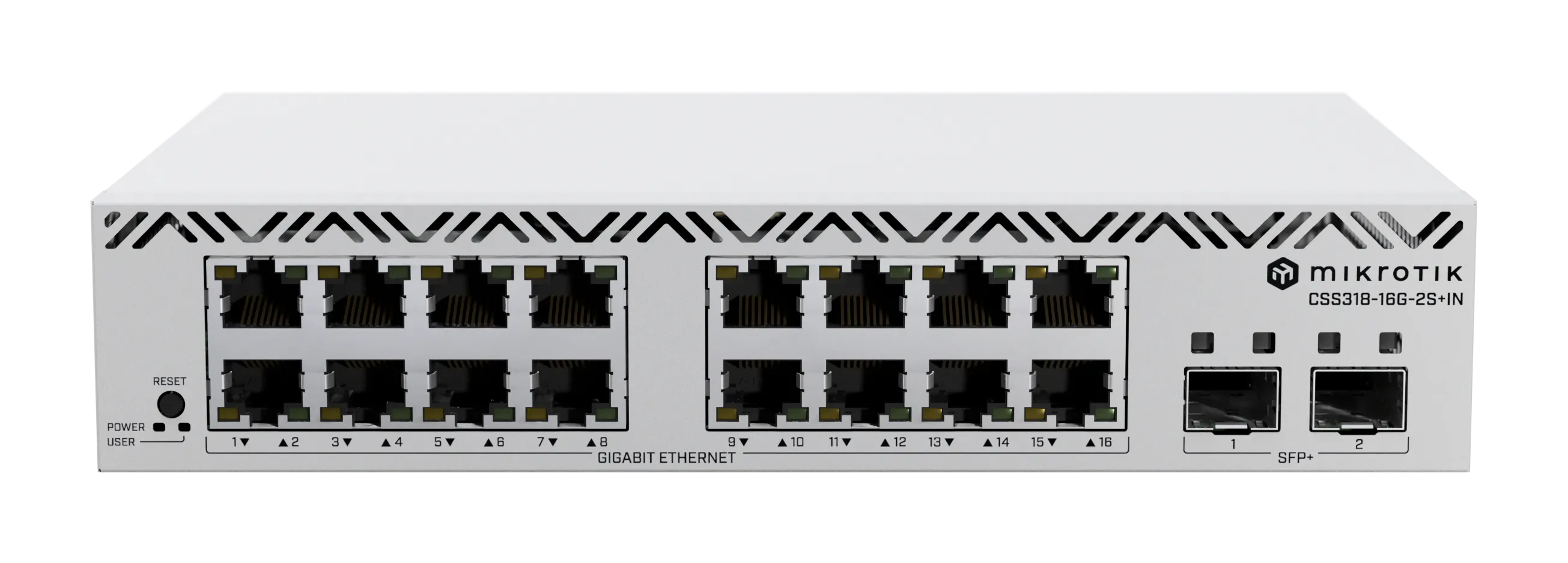 MIKROTIK CSS318-16G-2S+IN GIGABIT ETHERNET SWITCH, 16X GBE, 2X SFP+